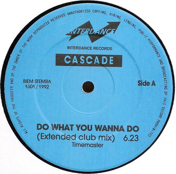 Cascade (5) : Do What You Wanna Do (12")