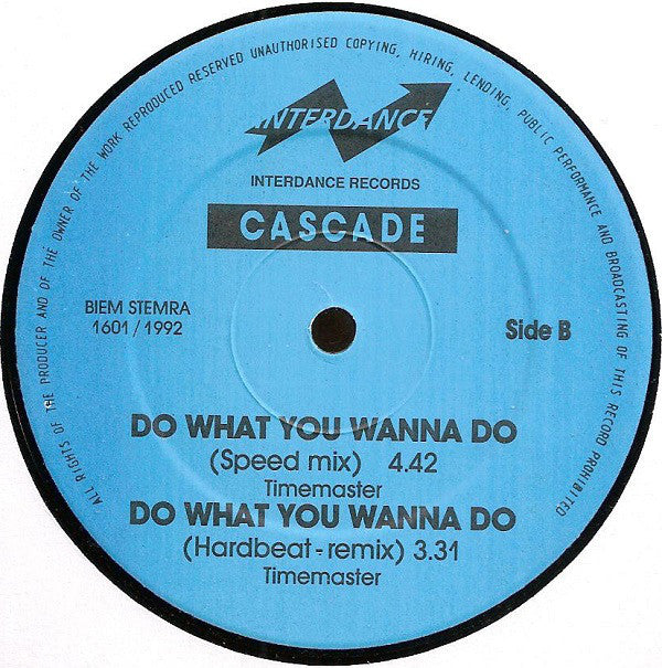 Cascade (5) : Do What You Wanna Do (12")