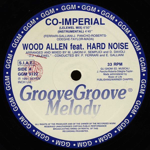 Wood Allen Feauturing Hardnoise : Co-Imperial (12")