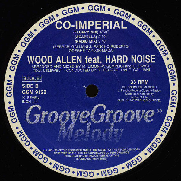 Wood Allen Feauturing Hardnoise : Co-Imperial (12")