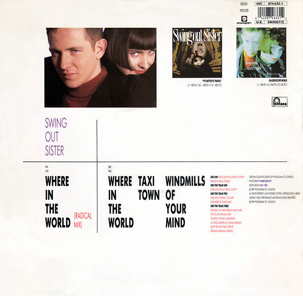 Swing Out Sister : Where In The World (12", Maxi)