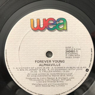 Alphaville : Forever Young (LP, Album)