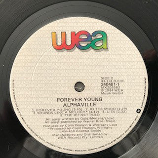 Alphaville : Forever Young (LP, Album)