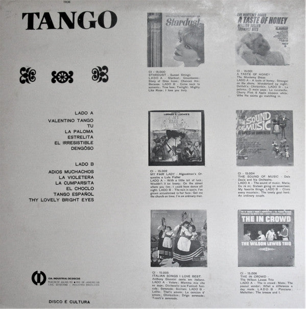 The Orchestra Espanol : Tango-The Fiery Dance Of Passion ! (LP, Mono)