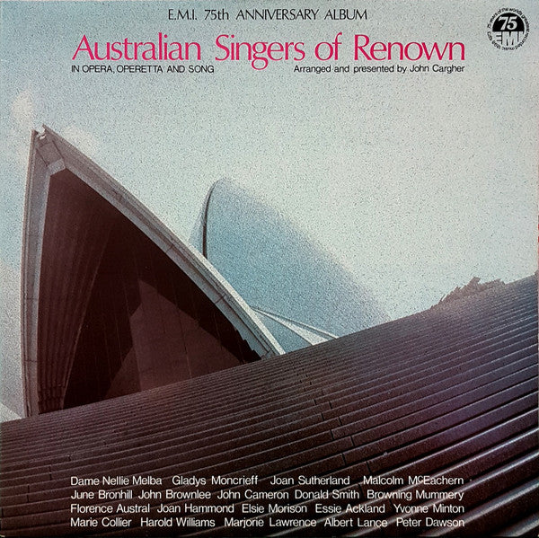 Various : Australian Singers Of Renown (In Opera, Operetta And Song) (LP, Comp, Gat)