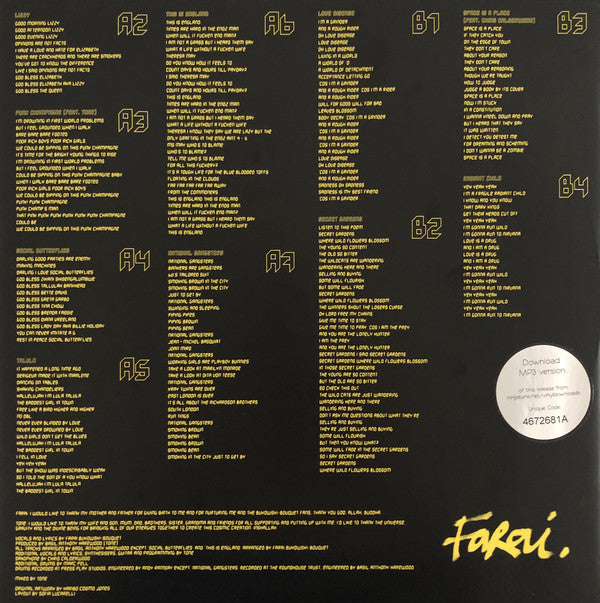 Farai (2) : Rebirth (LP, Album, Yel)