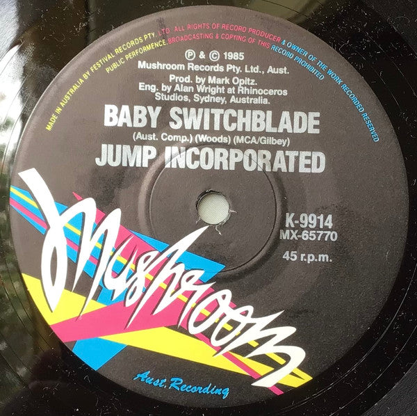 Jump Incorporated : Sex And Fame (7", Single)