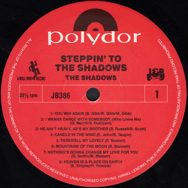 The Shadows : Steppin' To The Shadows (LP)