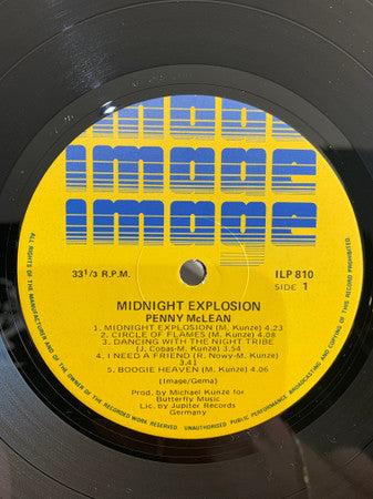 Penny McLean : Midnight Explosion (LP, Album)