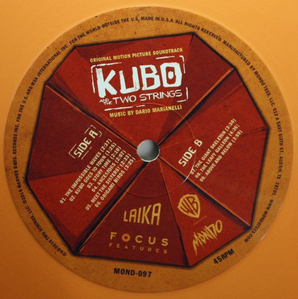 Dario Marianelli : Kubo And The Two Strings - Original Motion Picture Soundtrack (12", Sun + 12", Moo + RP)