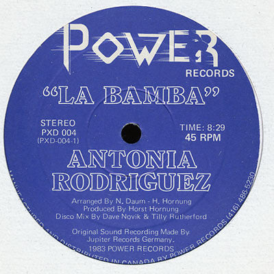 Antonia Rodriguez : La Bamba (12&quot;, Single)