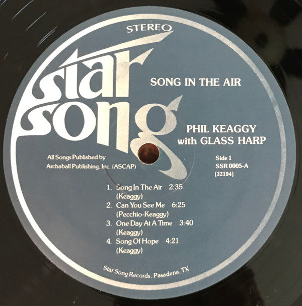 Phil Keaggy With Glass Harp : Song In The Air (LP, Comp)