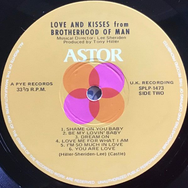 Brotherhood Of Man : Love And Kisses From Brotherhood Of Man (LP, Album)