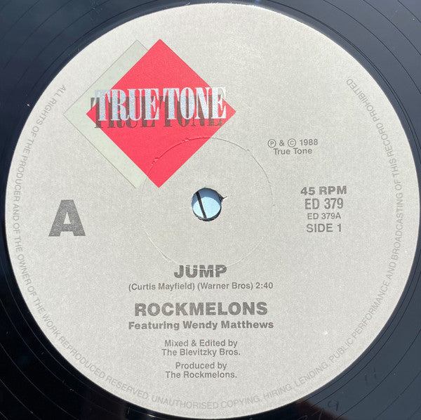 The Rockmelons Featuring Wendy Matthews : Jump (12", Single)