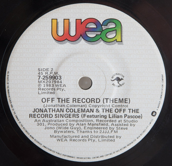 The Big Boys (4), Jonathan Coleman (5), Ricky May : Built For Comfort (7", Single)