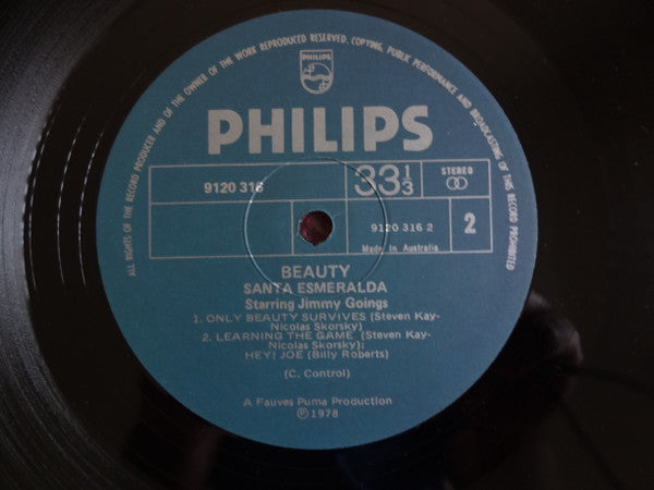 Santa Esmeralda Starring Jimmy Goings : Beauty (LP, Album)