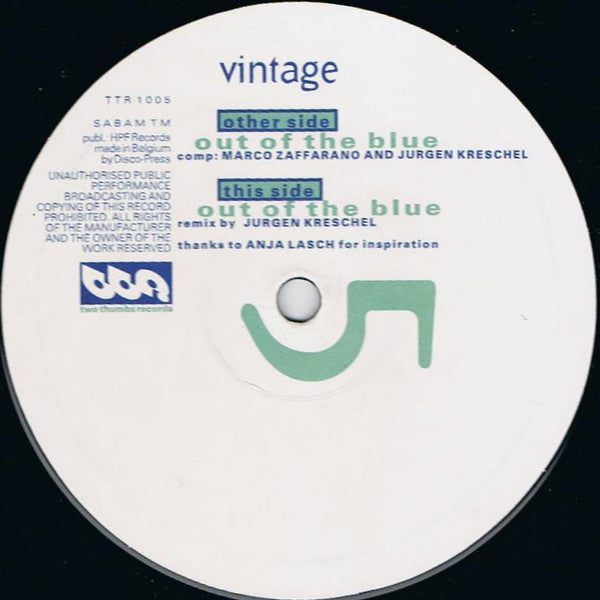 Vintage (3) : Out Of The Blue (12")