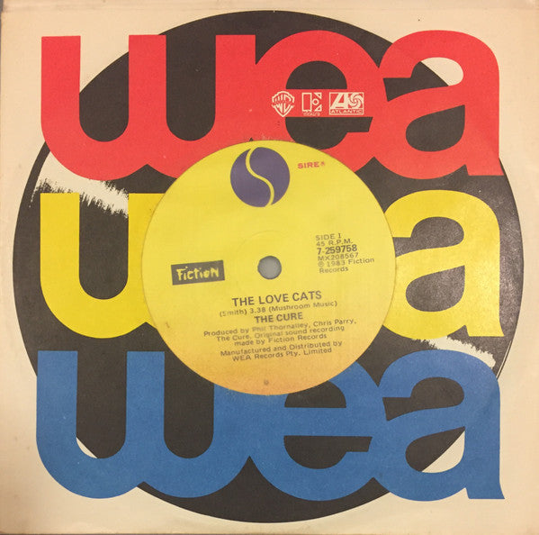 The Cure : The Love Cats (7", Single, Gen)