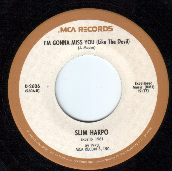 Slim Harpo : Baby Scratch My Back (7", Single, RP)