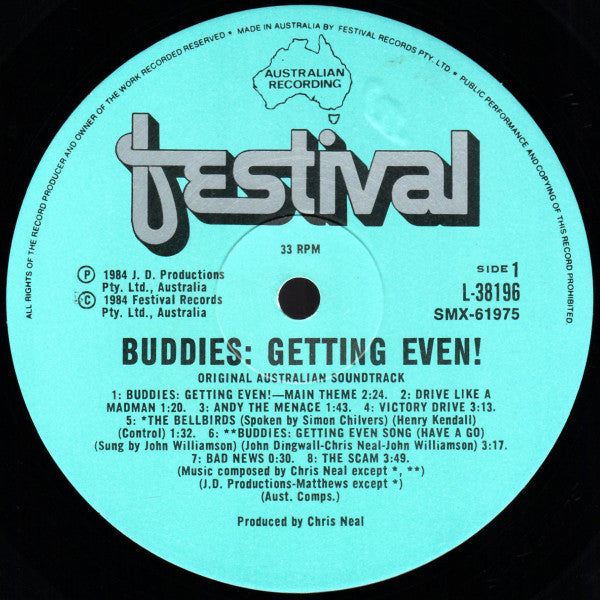 Chris Neal (3) : Buddies: Getting Even! (LP, Album)