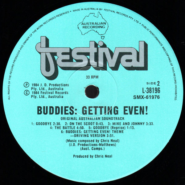 Chris Neal (3) : Buddies: Getting Even! (LP, Album)