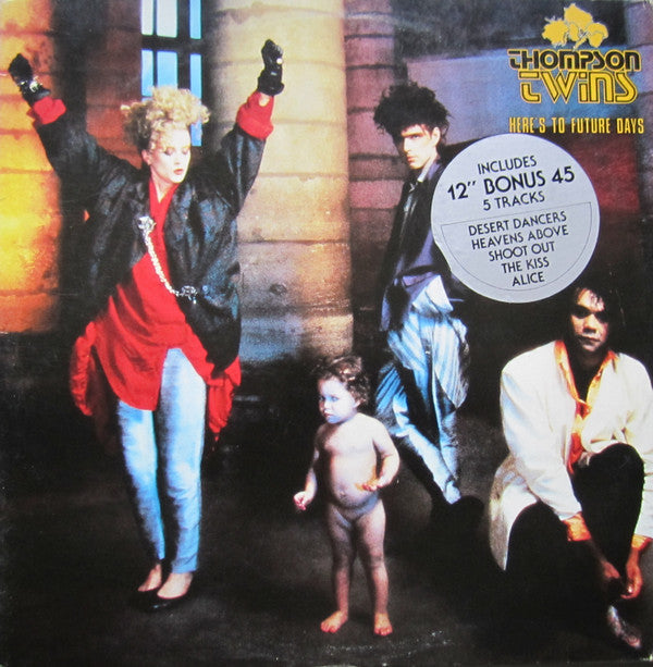 Thompson Twins : Here&#39;s To Future Days (LP, Album, Gat + 12&quot;)