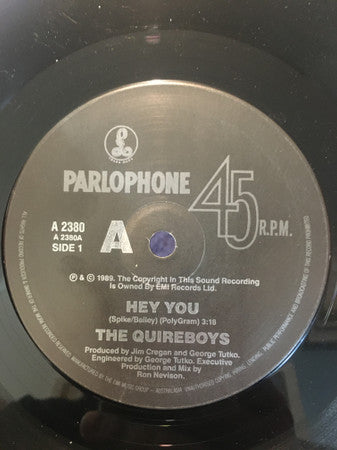 The Quireboys : Hey You (7", Pap)