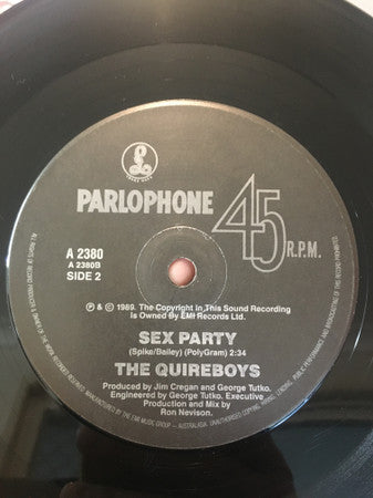 The Quireboys : Hey You (7", Pap)