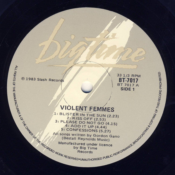 Violent Femmes : Violent Femmes (LP, Album)