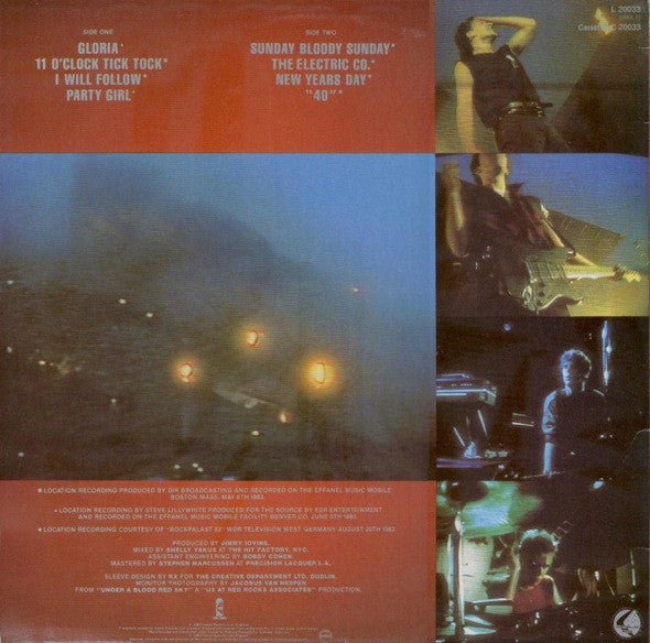 U2 : Under A Blood Red Sky (Live) (LP, MiniAlbum)