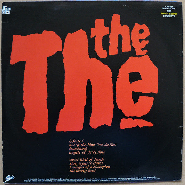The The : Infected (LP, Album)