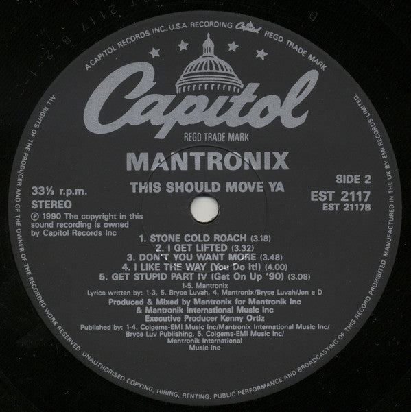 Mantronix : This Should Move Ya (LP, Album)