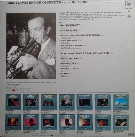 Harry James And His Orchestra Featuring Buddy Rich : I Love Jazz (LP, Mono, RE)