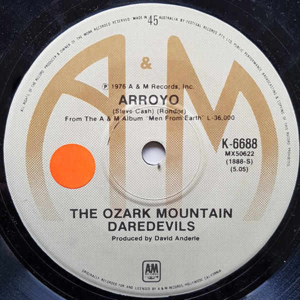 The Ozark Mountain Daredevils : You Know Like I Know (7", Single)