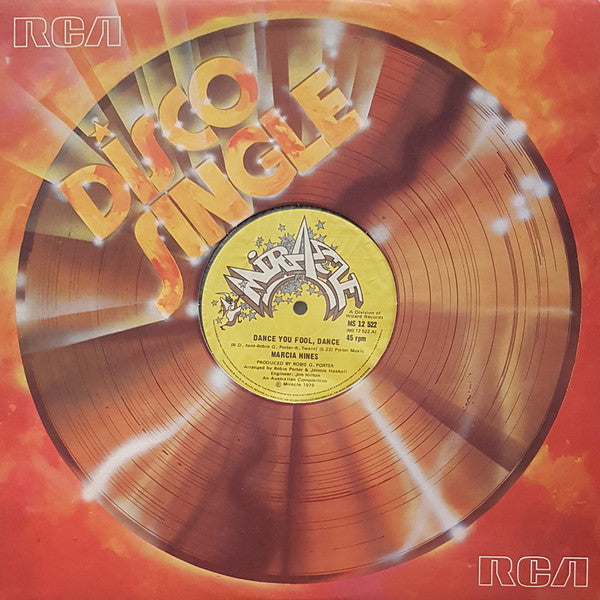 Marcia Hines : Dance You Fool, Dance (12", Single)