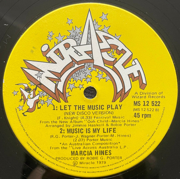 Marcia Hines : Dance You Fool, Dance (12", Single)