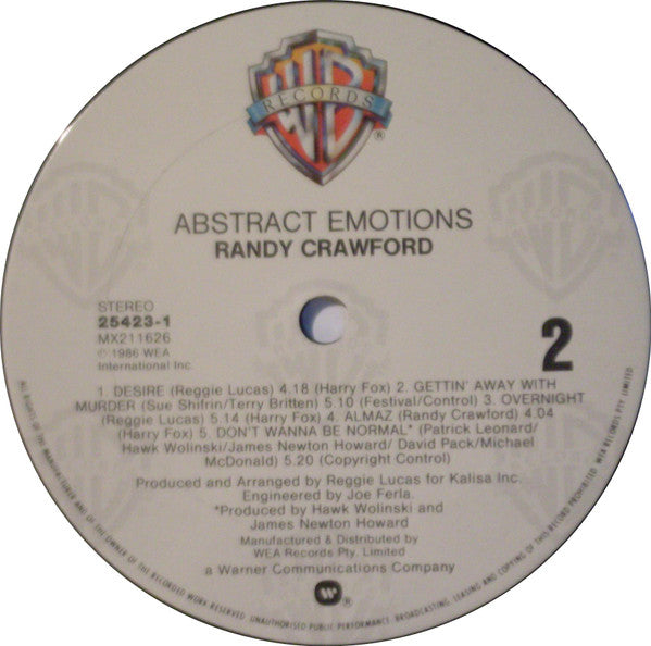 Randy Crawford : Abstract Emotions (LP)