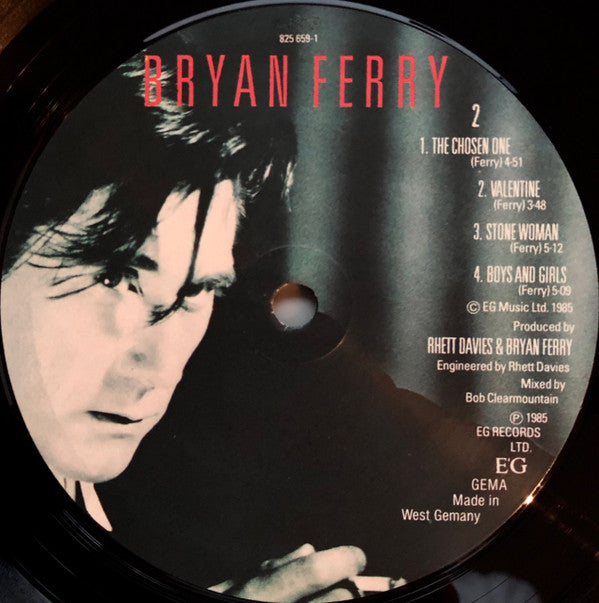 Bryan Ferry : Boys And Girls (LP, Album)