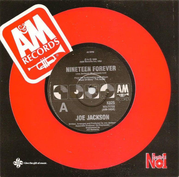 Joe Jackson : Nineteen Forever (7", Single)