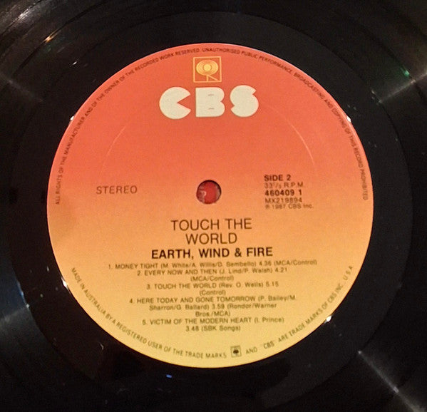 Earth, Wind & Fire : Touch The World (LP, Album)