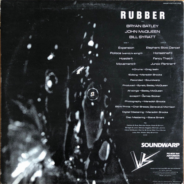 Rubber (10) : Expansion (LP, MiniAlbum, Promo)