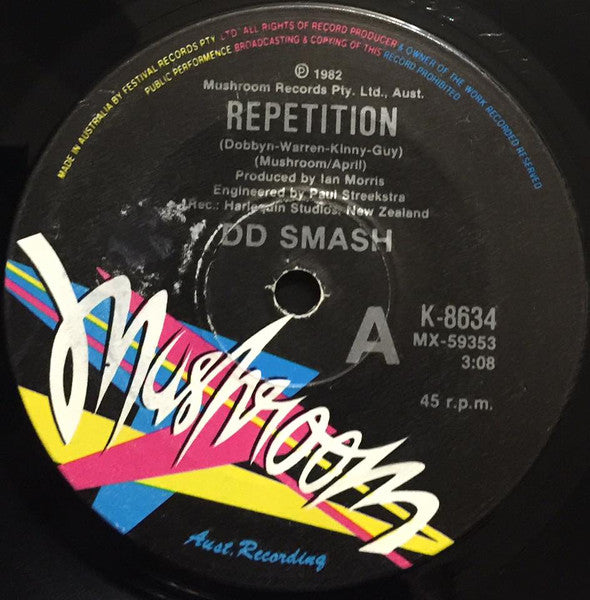 DD Smash : Repetition (7", Single)