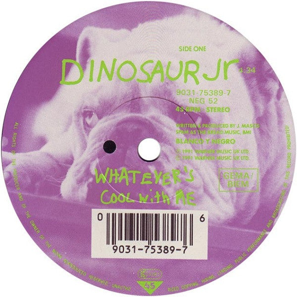 Dinosaur Jr. : Whatever's Cool With Me (7", Single)