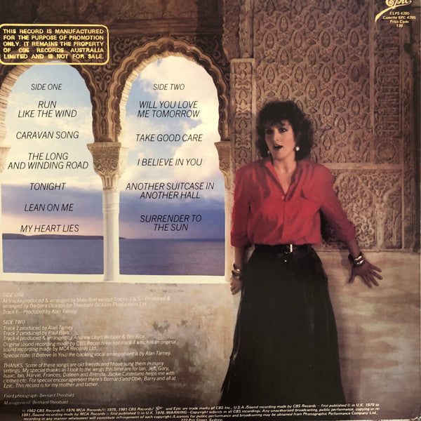 Barbara Dickson : I Believe In You (LP, Album, Promo)