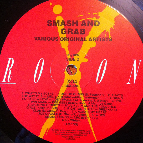 Various : Smash & Grab (LP, Comp)