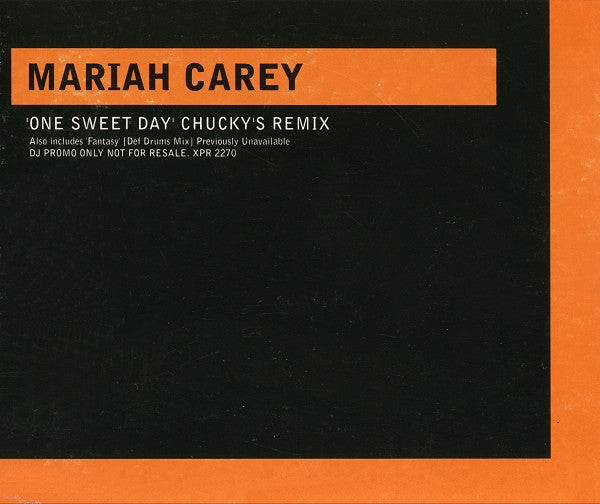 Mariah Carey : One Sweet Day (Chucky's Remix) (12", Promo)