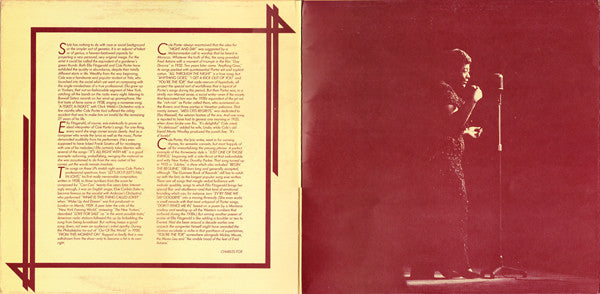 Ella Fitzgerald : Sings The Cole Porter Songbook (2xLP, Mono, RE, Gat)