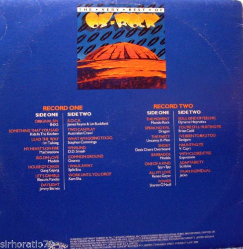 Various : The Very Best Of Oz-Rock (2xLP, Comp)