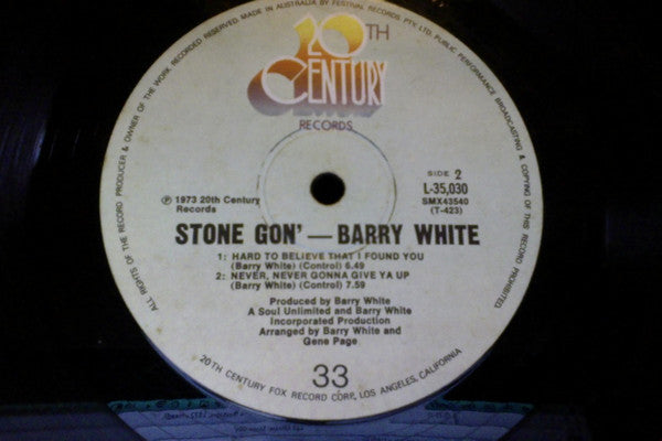 Barry White : Stone Gon' (LP, Album)