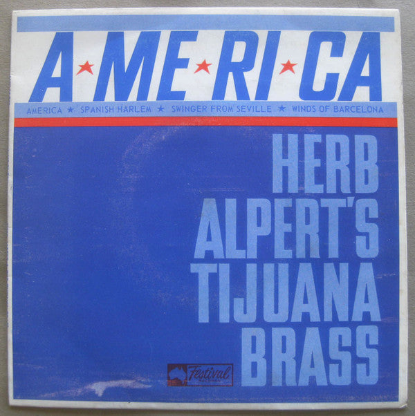 Herb Alpert & The Tijuana Brass : A-me-ri-ca (7", EP, Mono)